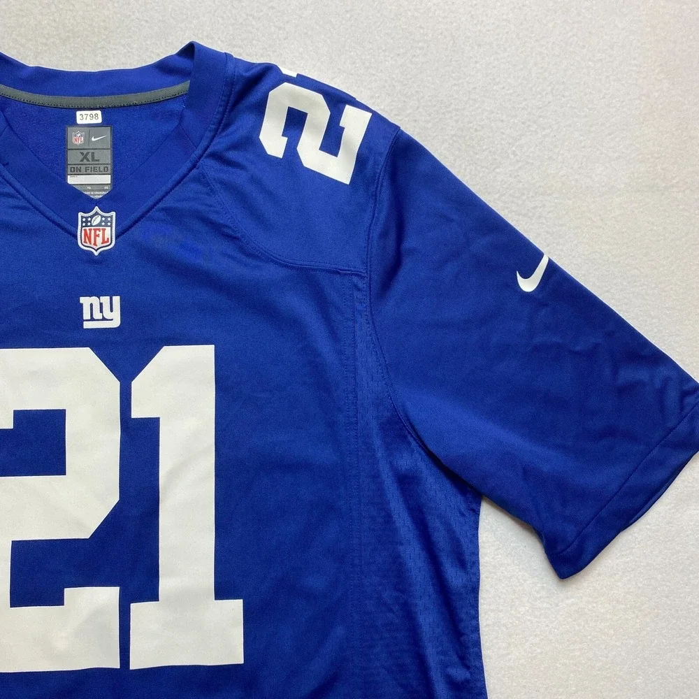 New York Giants Nike On Field Jersey Mens XL Blue Landon Collins  #21 NFL